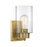 Savoy House 1-Light 11" Wall Sconce, Natural Brass/Seeded Cylinder - M90013NB