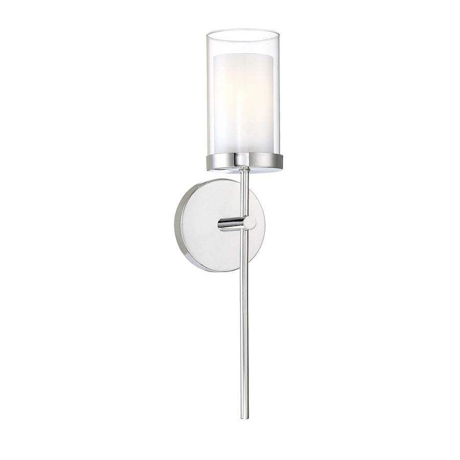 Savoy House 1-Light 20" Wall Sconce, Chrome - M90016CH