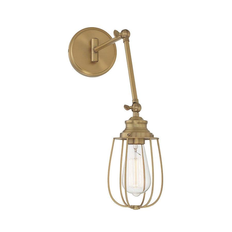 Meridian Industrial 1 Light 11" Adjustable Wall Sconce