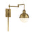 Savoy House 1-Light 12" Adj Wall Sconce, Natural Brass - M90052NB