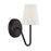 Savoy House 1-Light 11" Wall Sconce, Oil Rubbed Bronze/White Fabric - M90054ORB