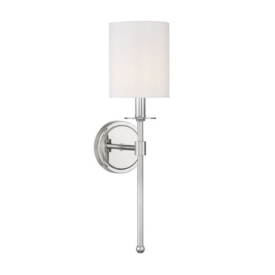 Savoy House 1-Light 20" Wall Sconce, Polished Nickel - M90057PN