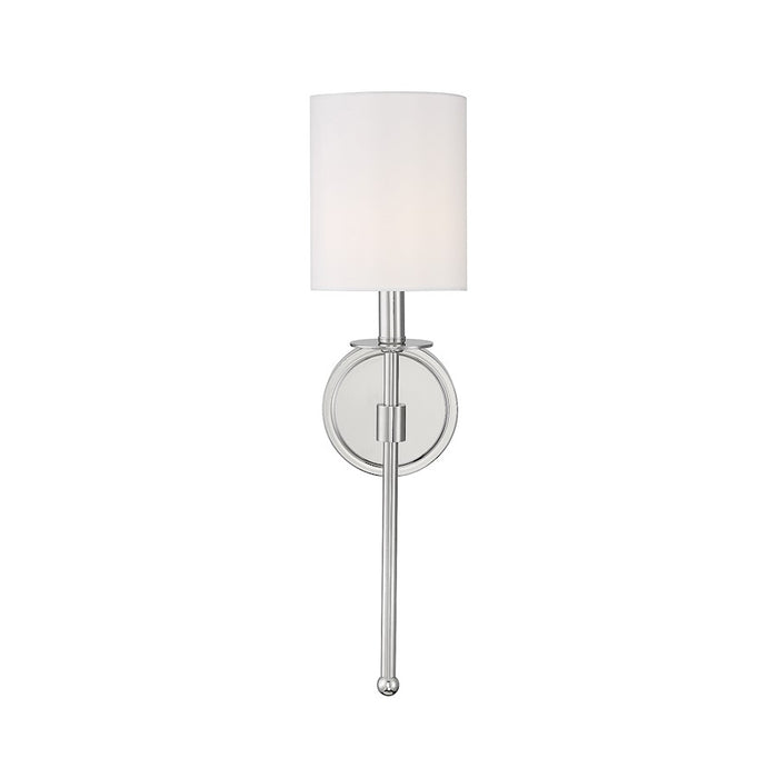 Savoy House 1-Light 20" Wall Sconce, Polished Nickel