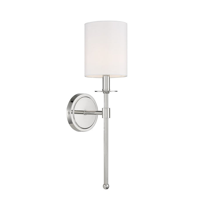 Savoy House 1-Light 20" Wall Sconce, Polished Nickel