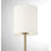 Savoy House 1-Light Plug-In Wall Sconce, Natural Brass/Leather Accent