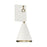 Savoy House 1-Light Wall Sconce, White/Natural Brass