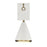 Savoy House 1-Light Wall Sconce, White/Natural Brass