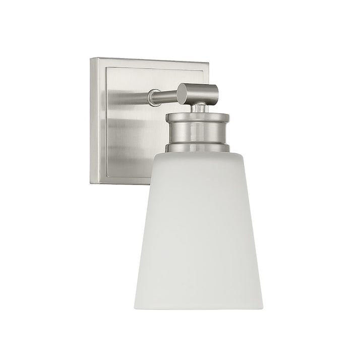 Savoy House 1-Light 9.5" Wall Sconce, Brushed Nickel