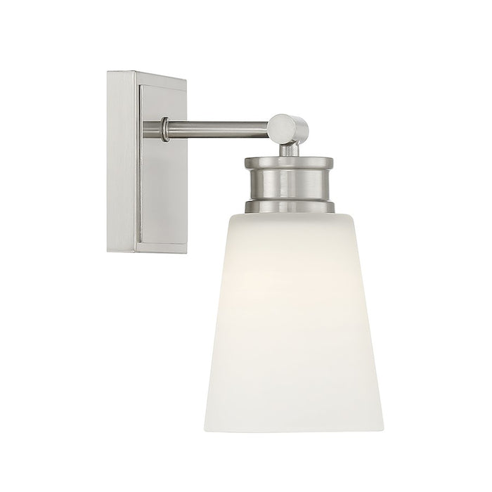 Savoy House 1-Light 9.5" Wall Sconce, Brushed Nickel