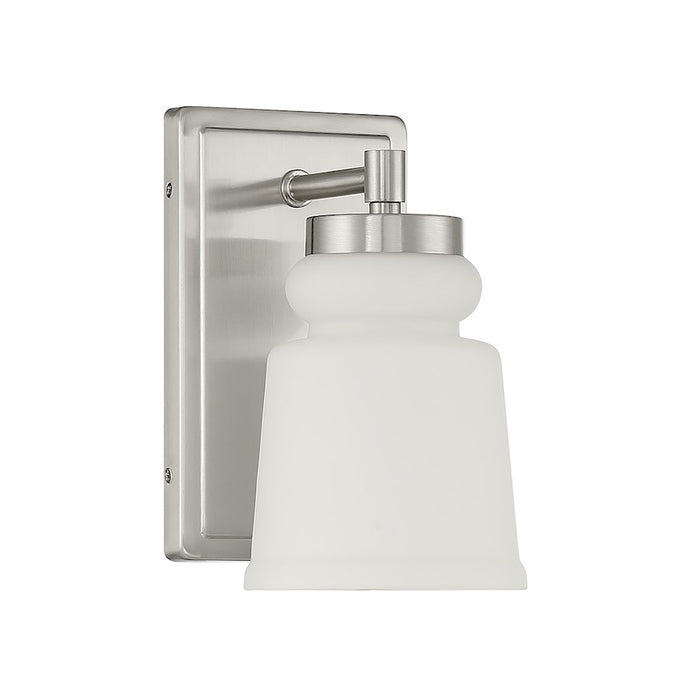 Savoy House 1-Light 8.5" Wall Sconce, Brushed Nickel