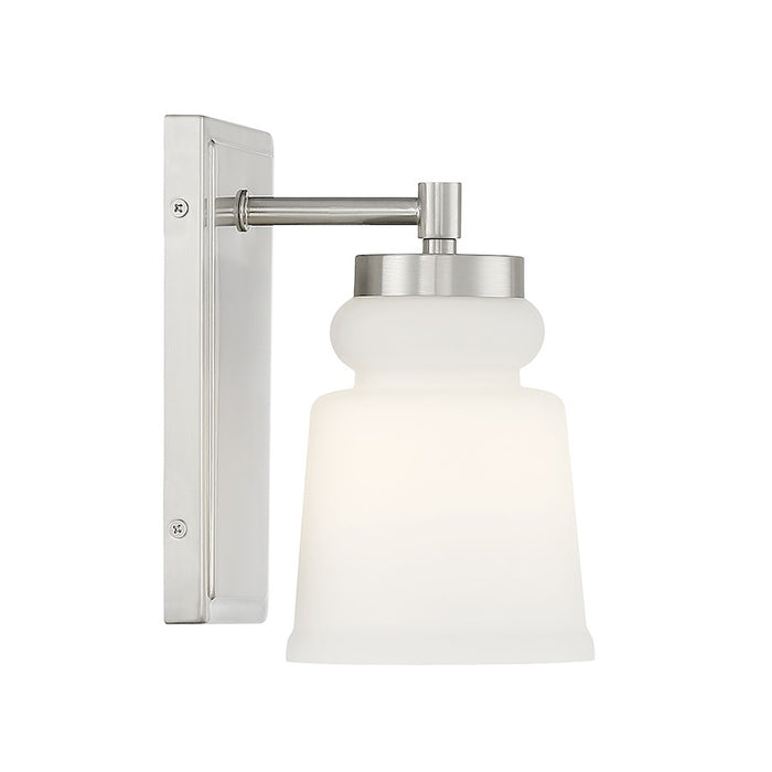 Savoy House 1-Light 8.5" Wall Sconce, Brushed Nickel