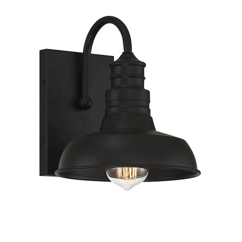 Meridian Farmhouse 1 Light 9" Wall Sconce, Oil Rubbed Bronze