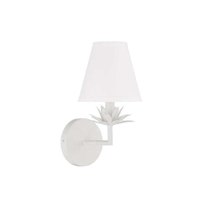 Savoy House 1-Light 12" Wall Sconce, White