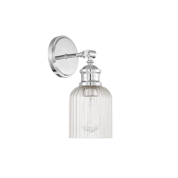 Savoy House 1-Light 12" Wall Sconce, Chrome