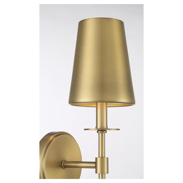 Savoy House 1-Light 20" Wall Sconce, Natural Brass/Brass