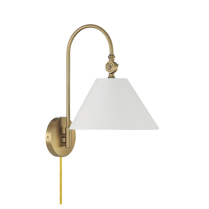 Savoy House 1-Light 16" Wall Sconce, Natural Brass