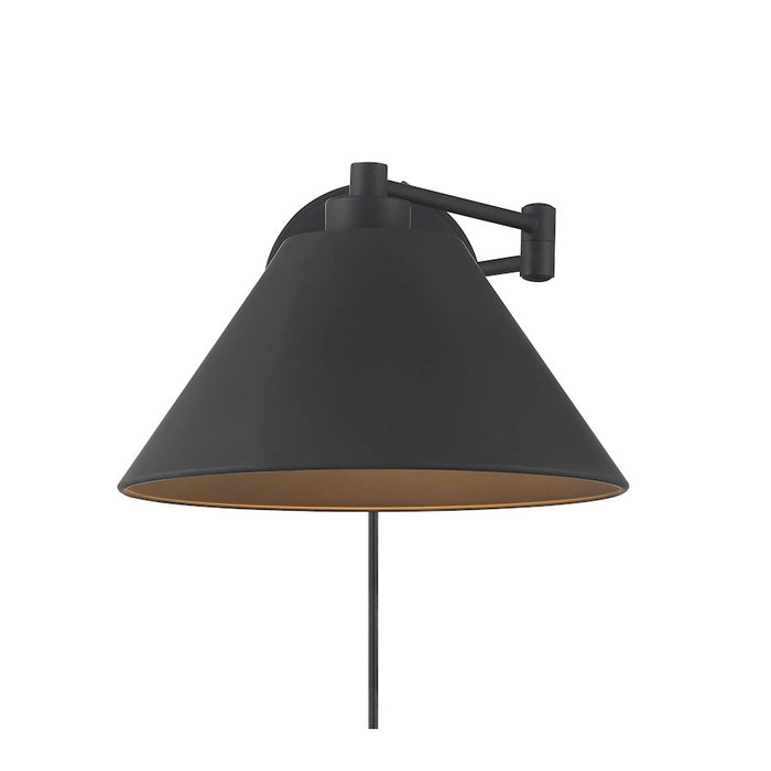 Savoy House 1-Light 8" Wall Sconce, Matte Black