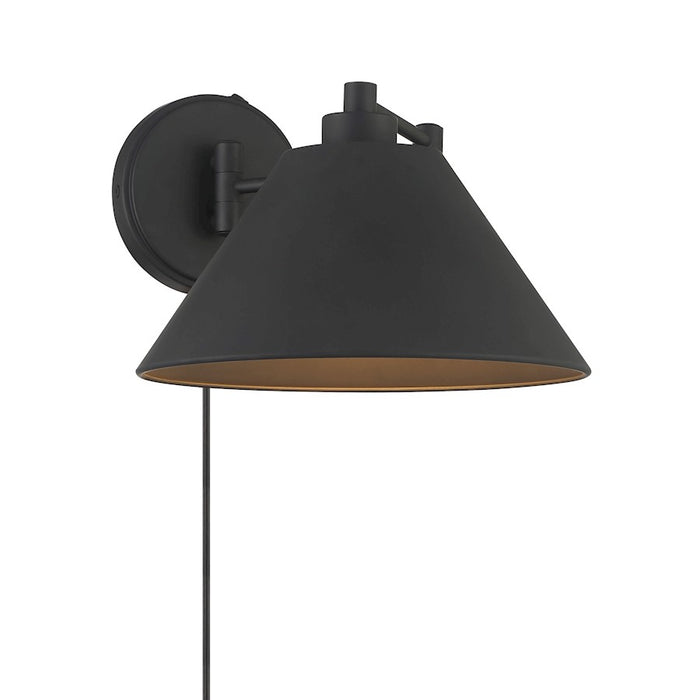 Savoy House 1-Light 8" Wall Sconce, Matte Black