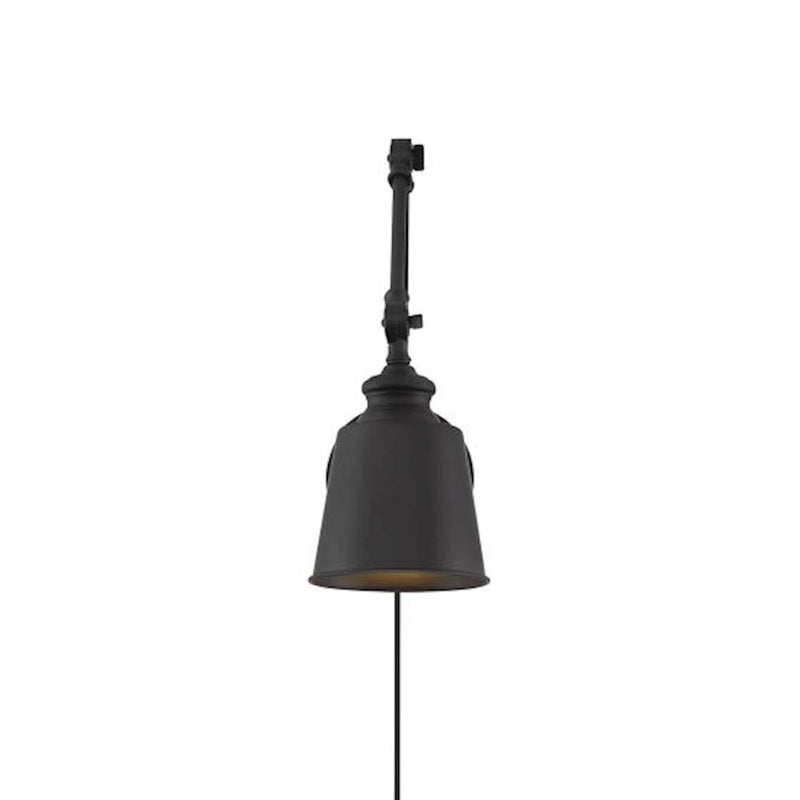 Savoy House Meridian 1Lt Adjustable Wall Sconce, Black/Set of 2