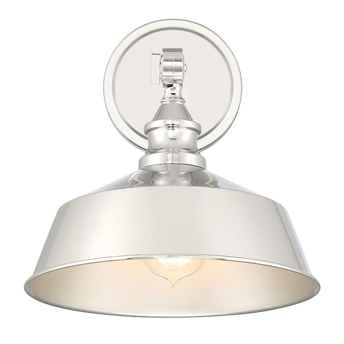 Savoy House 1-Light 10" Wall Sconce, Polished Nickel