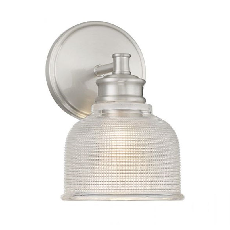 Savoy House 1-Light 5" Wall Sconce, Brushed Nickel