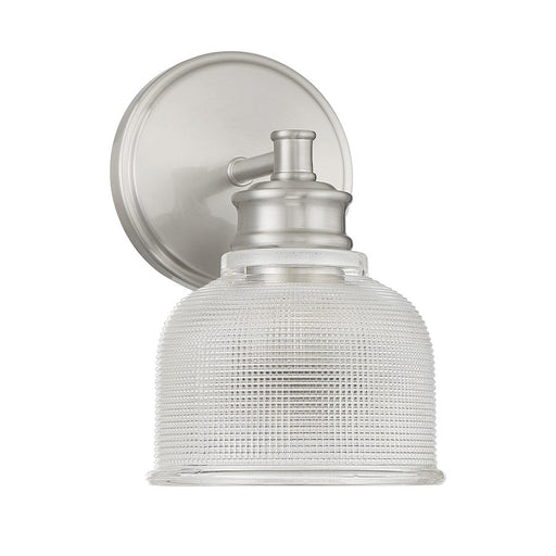 Savoy House 1-Light 5" Wall Sconce, Brushed Nickel