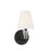 Savoy House 1-Light 5.5" Wall Sconce, Matte Black - M90102MBK