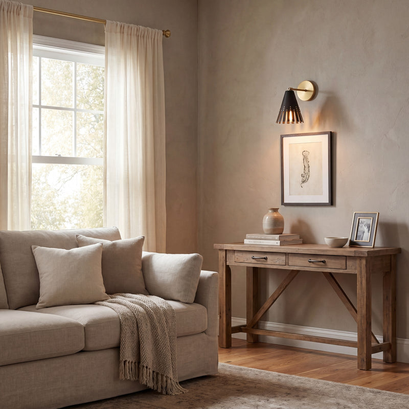 Savoy Meridian 1 Light Adjustable Wall Sconce