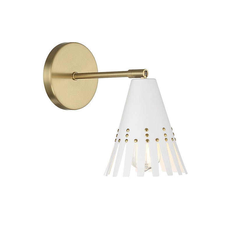 Savoy Meridian 1 Light Adjustable Wall Sconce