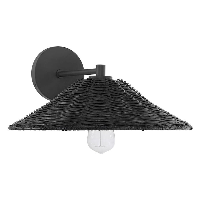 Meridian 1 Light Sconce, Matte Black