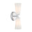 Savoy House Meridian 2Lt Wall Sconce, Chrome/White Fluted - M90109CH