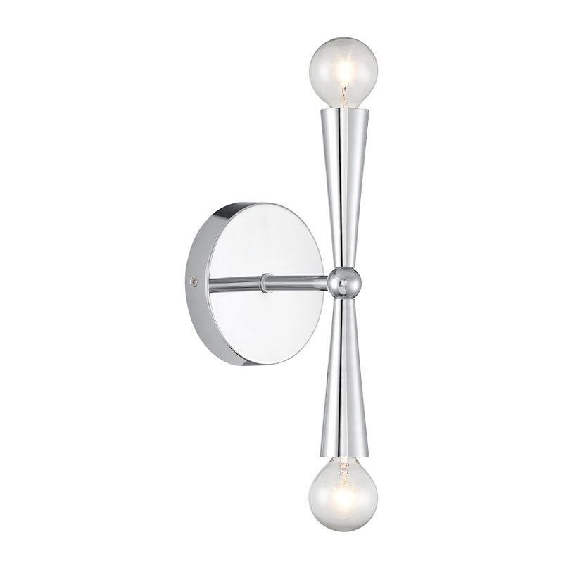 Savoy House Meridian 2Lt Wall Sconce, Chrome - M90110CH