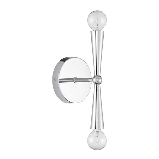 Savoy House Meridian 2Lt Wall Sconce, Chrome