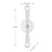 Savoy House Meridian 2Lt Wall Sconce, Chrome