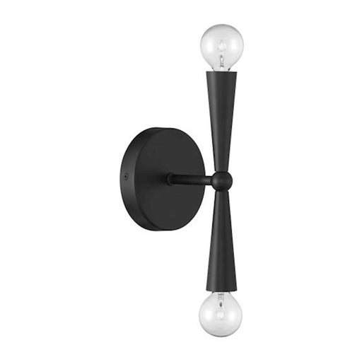 Savoy House Meridian 2Lt Wall Sconce, Black