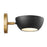 Savoy House Meridian 1Lt Wall Sconce, Black and Natural Brass