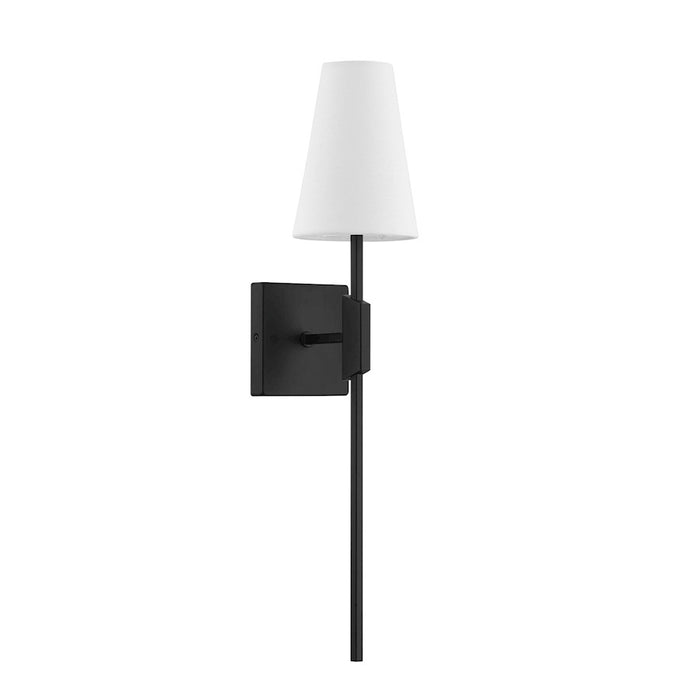 Savoy House Meridian 1Lt Wall Sconce, Black