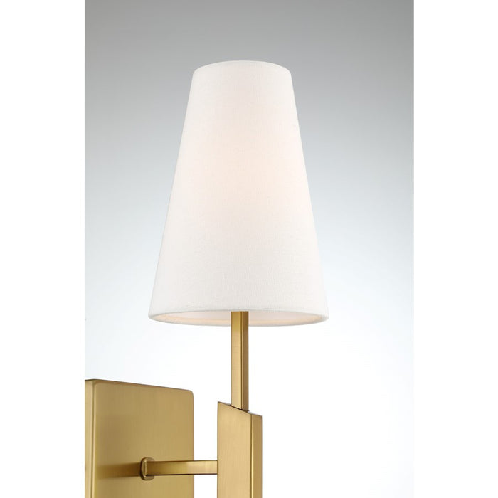 Savoy House Meridian 1Lt Wall Sconce, Natural Brass