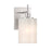 Savoy House Meridian 1Lt Wall Sconce, Brushed Nickel/Strie