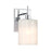 Savoy House Meridian 1Lt Wall Sconce, Chrome/Strie