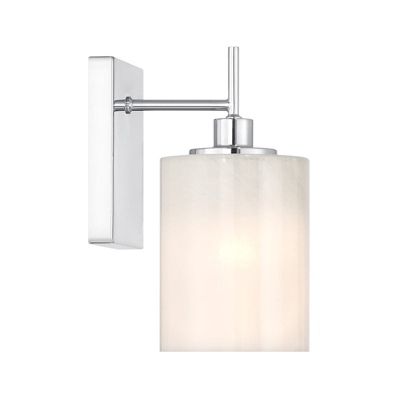 Savoy House Meridian 1Lt Wall Sconce, Chrome/Strie
