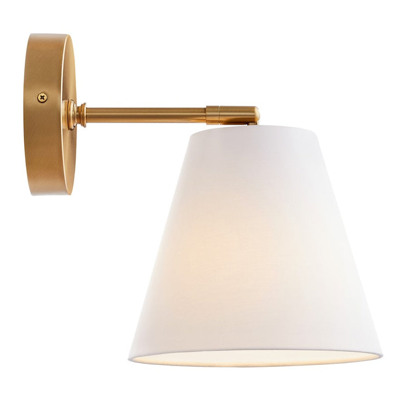 Savoy House Meridian 1Lt 10" Wall Sconce, Natural Brass/Set of 2
