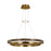 Visual Comfort Mod SL Grace LED 36'' Chandelier, BR/Oak - 700GRC36NBW-LED930