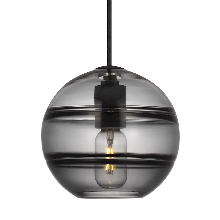 Visual Comfort Modern Sean Lavin Sedona 1 Lt 7" Pendant, BK/SM - 700TDSDNGPKB