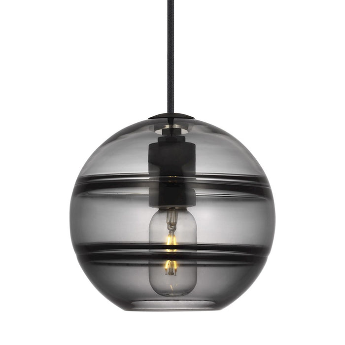 Visual Comfort Mod Sean Lavin Sedona 7" LED Pendant, BK/SM - 700TDSDNGPKB-LED927