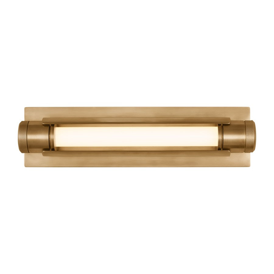 Visual Comfort Modern Capa 1 Light 18" Bath Vanity, Brass - AKBA687WDHAB