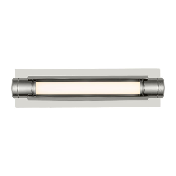 Visual Comfort Modern Capa 1 Light 18" Bath Vanity, Pol Nickel - AKBA687WDPN