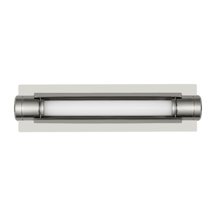 Visual Comfort Modern Capa 1 Light 18" Bath Vanity, Pol Nickel