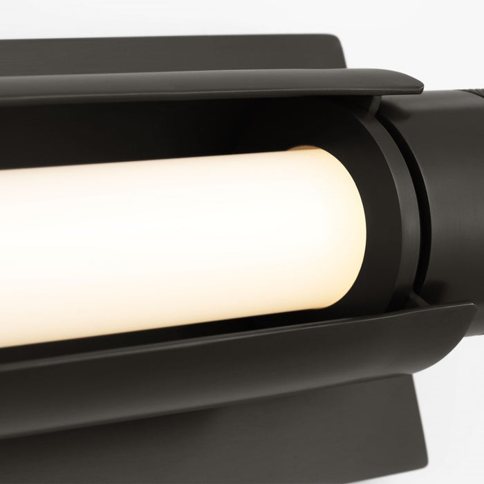 Visual Comfort Modern Capa 1 Light 24" Bath Vanity, Bronze