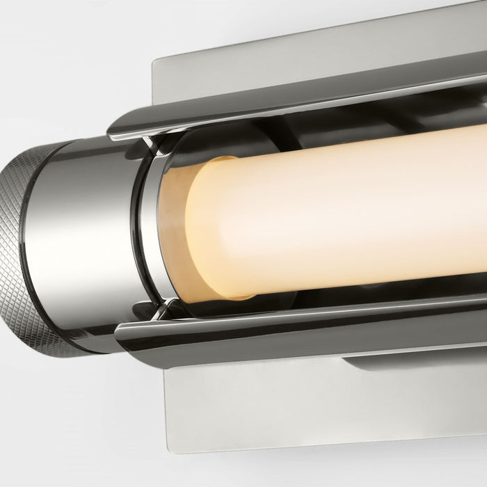 Visual Comfort Modern Capa 1 Light 36" Bath Vanity, Pol Nickel